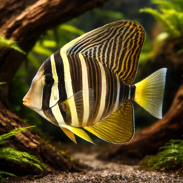 Zebrasoma Veliferum Surgeon Fish