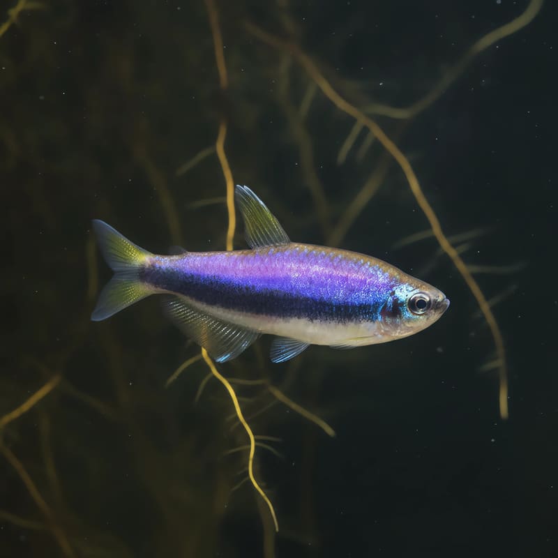 6 × Blue Emperor Tetras (Inpaichthys kerri)