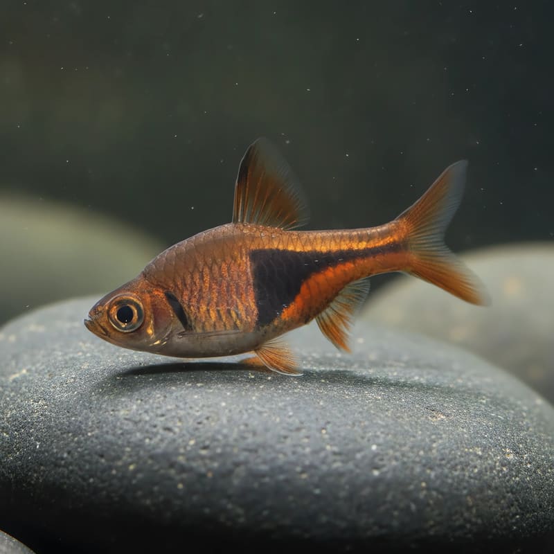 6 × Harlequin Rasboras (Trigonostigma heteromorpha)