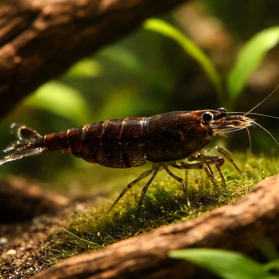 Chocolate Cherry Shrimp (Neocaridina davidi)