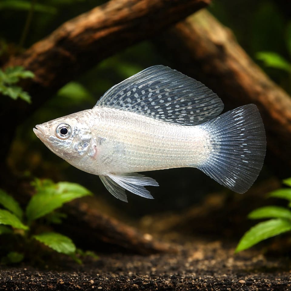 Silver Sailfin Molly (Poecilia velifera)