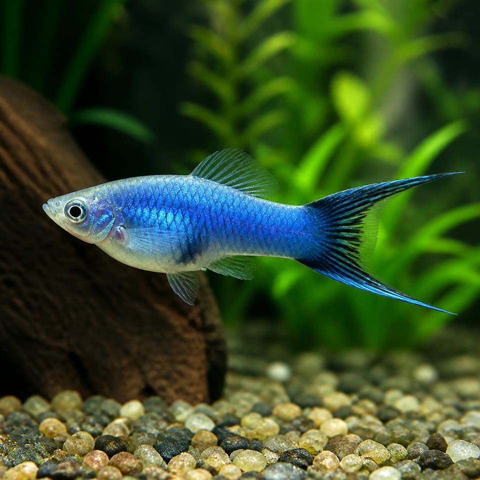 Xiphophorus maculatus blue wagtail - Tropical Fish for Sale UK